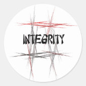 武術芸術の完全性 ラウンドシール (正面)