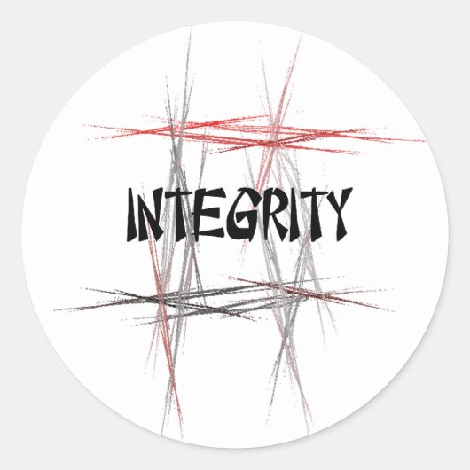 武術芸術の完全性 ラウンドシール (正面)