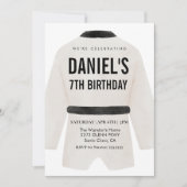 武術芸術の誕生日パーティーへの招待 招待状 (正面)