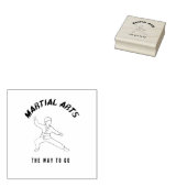 武術芸術への道 ラバースタンプ (押印)