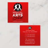 武術芸術学校学院 スクエア名刺 (正面/裏面)