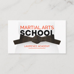 武術芸術学校/空手道場 名刺