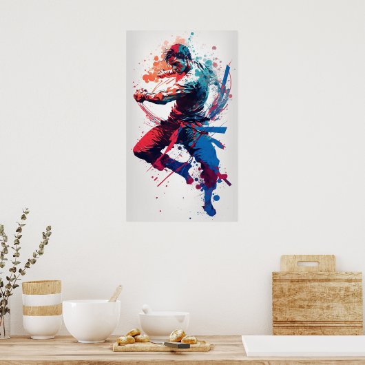 武術芸術 ポスター (キッチン)