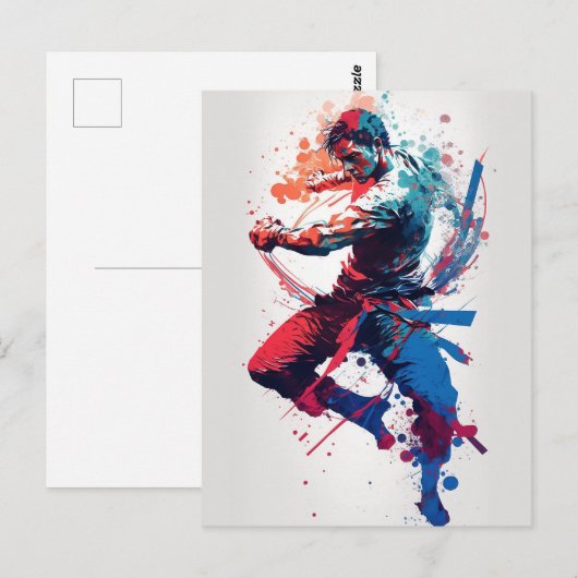 武術芸術 ポストカード (正面/裏面)