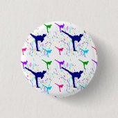 武術芸術 – 柔道 缶バッジ (正面)