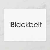 武術 iBlackbelt ポストカード (正面)