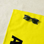 武装した丁寧なビーチタオル ビーチタオル (インサイチュ)