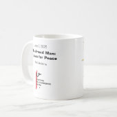 武装した男のマグカップ コーヒーマグカップ (正面左)