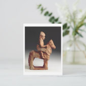 武装した馬上男の小像、ビブロス、8-6日 ポストカード (スタンド正面)