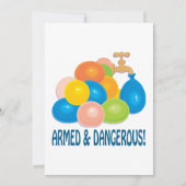 武装した、危ない 招待状 (正面)