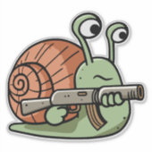 武装カタツムリ シール (正面)