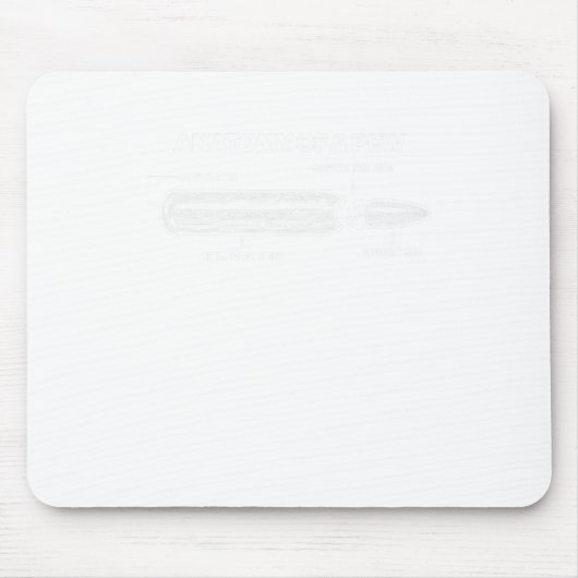 武装軍銃愛好家スナイパーショットガンライフルG マウスパッド (正面)