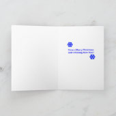 武道のギフトの挨拶状が付いているサンタ シーズンカード (内部)