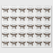 武道のブラウンベルト ラッピングペーパー (フラット)