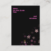 武道のプリンセス 名刺 (裏面)