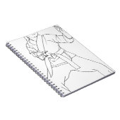 武道の女の子 ノートブック (右側)