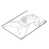 武道の女の子 ノートブック (左側)