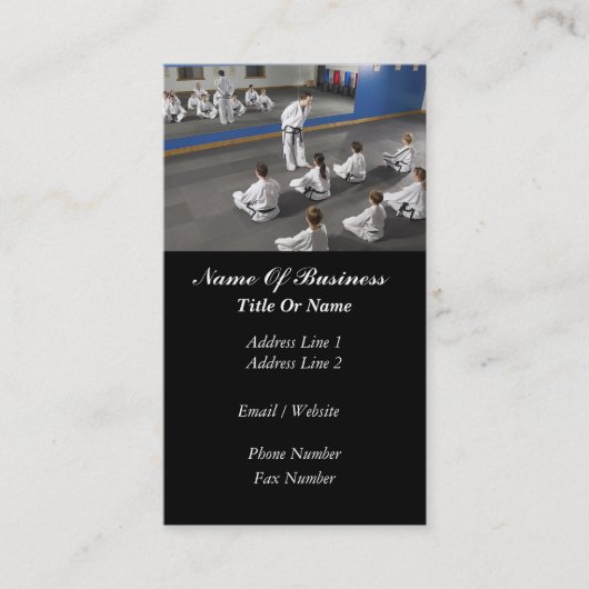 武道の学校の名刺 名刺 (正面)