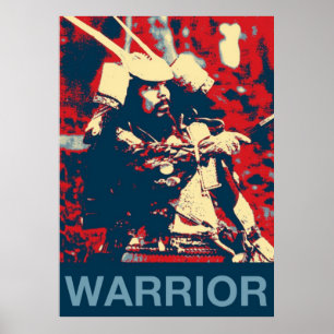 武道の日本のな戦士の武士 ポスター
