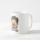 武道の男の子のマグ コーヒーマグカップ (正面右)