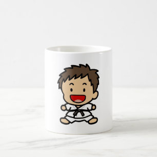 武道の男の子のマグ コーヒーマグカップ
