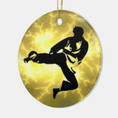 武道の稲妻の青銅の男性のデザイン セラミックオーナメント (左)