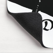 武道の黒帯のKung Fuのパパ マウスパッド (コーナー)