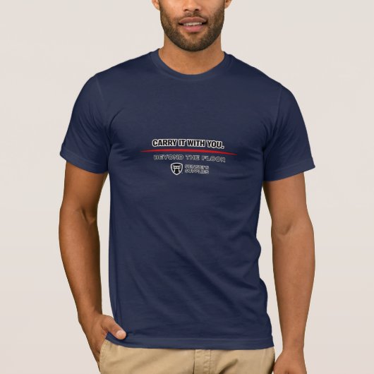 武道を超えて - 武道を身に着けて Tシャツ (正面)