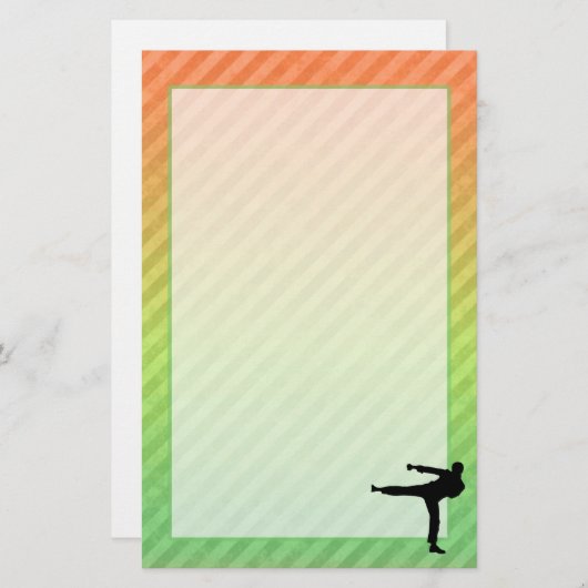 武道 便箋 (正面/裏面)