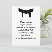 武道 大胆 ブラックベルト 昇級試験 招待状 (スタンド正面)