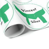 武道 緑帯 ラッピングペーパー (ロールコーナー)