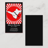 武道: 赤い光線 名刺 (正面/裏面)