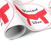 武道 赤帯 ラッピングペーパー (ロールコーナー)