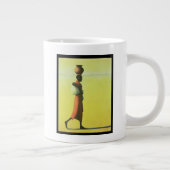 歩いている女性1990年 ジャンボコーヒーマグカップ (右)