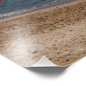 歩いてビーチ フォトプリント            (角)