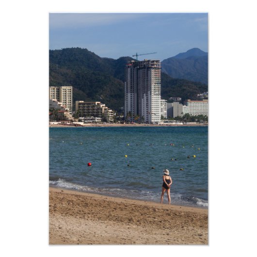 歩いてビーチ フォトプリント            (正面)