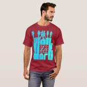 歩いて仕事に行く Tシャツ (正面フル)