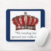 「歩いて行く地面を拝むぞ！」 マウスパッド (マウス)