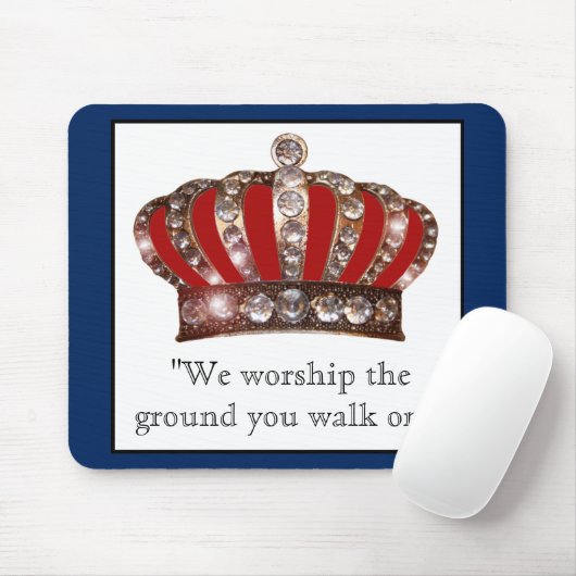 「歩いて行く地面を拝むぞ!」 マウスパッド (マウス)