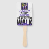 歩いて見せてくれ |パープル卒業2枚の写真 ハンドファン (正面)