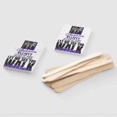 歩いて見せてくれ |パープル卒業2枚の写真 ハンドファン (組立なし)