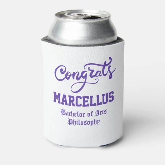 歩いて見せてくれ |紫色の卒業写真 缶クーラー (缶裏面)