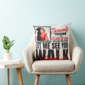 歩いて見せてくれ |赤と黒の卒業写真 クッション (椅子)