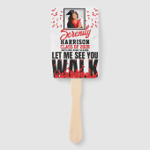 歩いて見せてくれ |赤と黒の卒業写真 ハンドファン (正面)