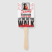 歩いて見せてくれ |赤と黒の卒業写真 ハンドファン (裏面)