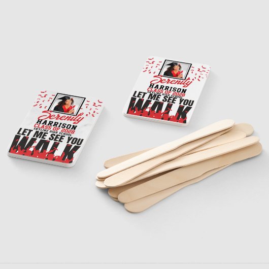 歩いて見せてくれ |赤と黒の卒業写真 ハンドファン (組立なし)