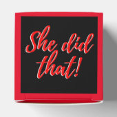 歩いて見せてくれ |赤と黒の卒業写真 フェイバーボックス (上部)