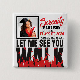 歩いて見せてくれ |赤と黒の卒業写真 缶バッジ