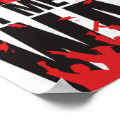 歩いて見せてくれ |赤と黒の卒業 ポスター (角)