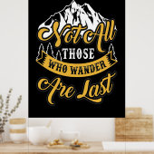 歩き回る人々をハイキングする ポスター (キッチン)